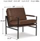 Signature Design by Ashley® Puckman Brown/Silver Accent Chair-4