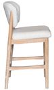 Nest Home Collections Hayder Himalaya Ivory/Natural Counter Stool-4