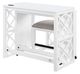 Homelegance® Salina 3-Piece White Pack Desks with Stool Set-4