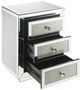 ACME Furniture Lavina Mirrored Accent Table with Faux Diamonds Inlay-2