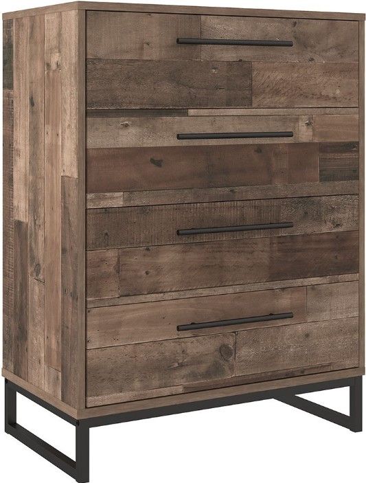 Signature Design by Ashley® Neilsville 3-Piece Multi Gray Queen Panel Headboard Set-3
