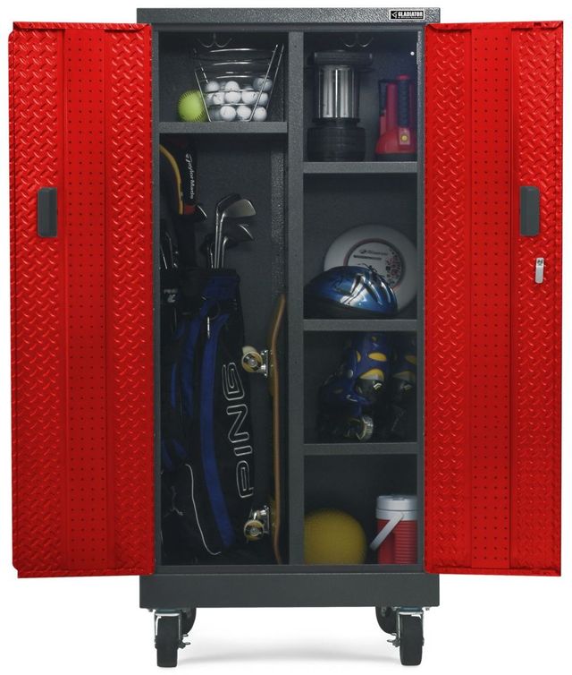 Gladiator® Premier Red Tread Pre-Assembled Tall Gearlocker-2