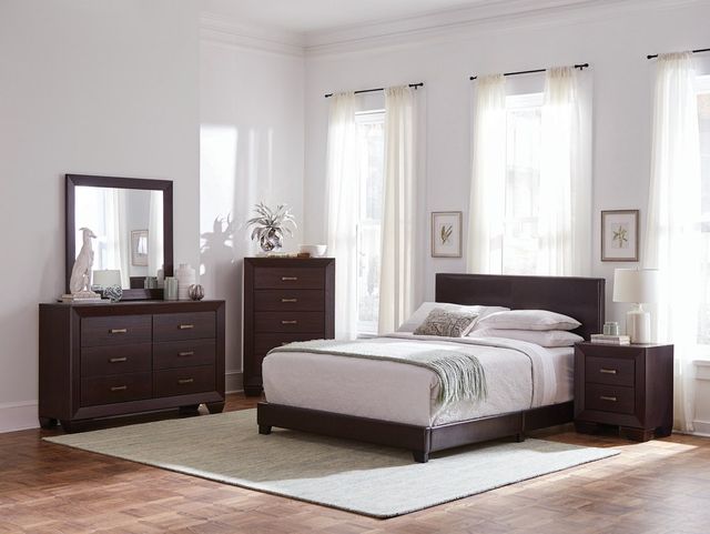 Coaster® Dorian 5-Piece Dark Cocoa Queen Bedroom Set-0