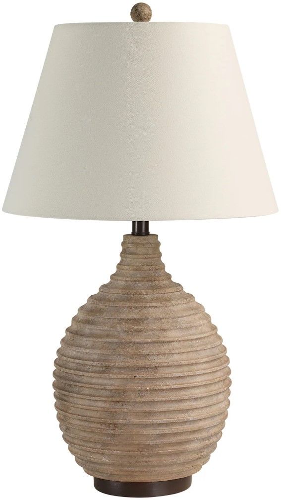 Renwil® Everren Cebada Beige Table Lamp-0