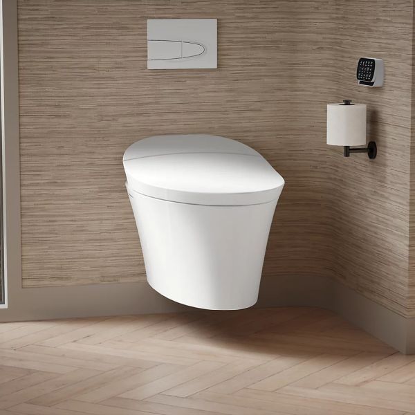 KOHLER® Veil® White 1-Piece Elongated Smart Toilet, Dual-Flush-3
