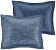 Olliix by Madison Park 7 Piece Navy King Walter Printed Seersucker Comforter Set-2