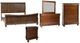 Liberty Furniture Rustic Traditions 5-Piece Rustic Cherry Queen Sleigh Bedroom Set-0