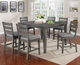 Furniture of America® Viana Gray Counter Height Dining Table-1