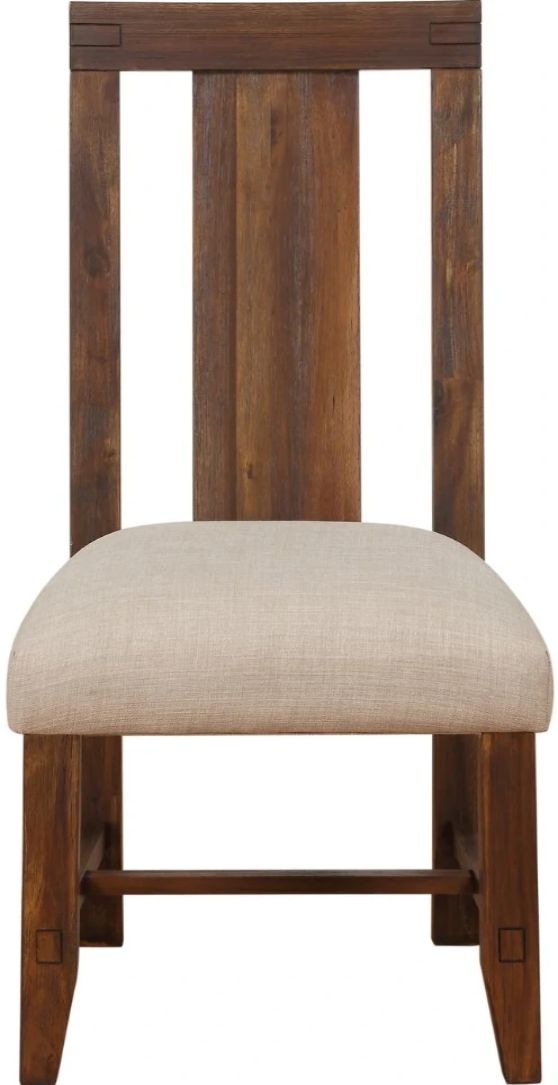 Modus Furniture Meadow Beige/Brick Brown Dining Chair-2