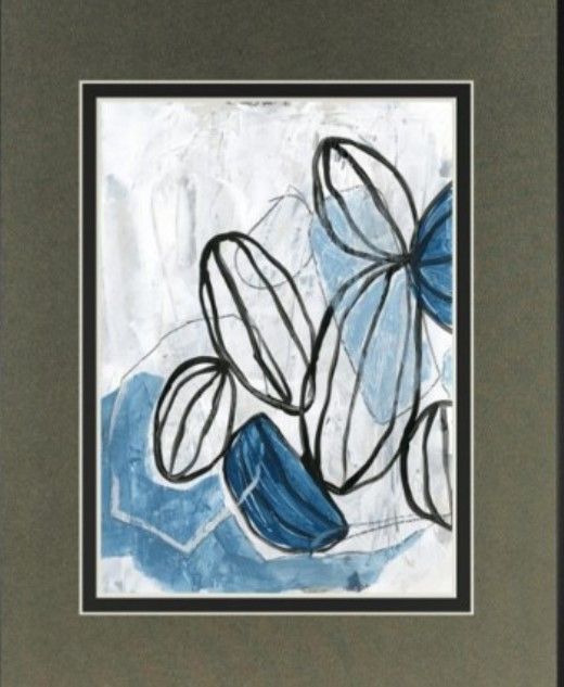 Classy Living June Erica Vess Blue Lanterns I Wall Art-1