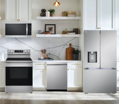 LG 4 Piece Stainless Steel Kitchen Package