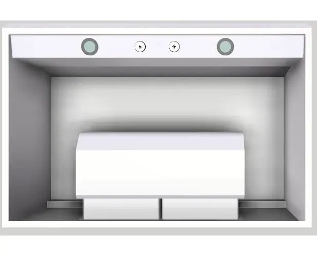 Vent-A-Hood® 36" White Wall Hood-2
