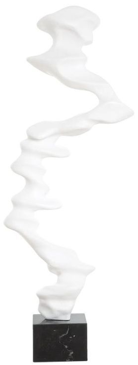 Uttermost® Flux Matte White Indoor-Outdoor Sculpture-4