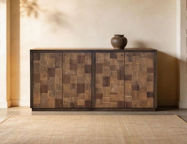 International Furniture Direct Origin Brown Console-1
