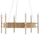 Currey & Company Monzie Natural Chandelier-0