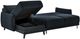 Luonto® Furniture Dolphin 2-Piece Black/Glamour Full XL Sleeper Sectional-0