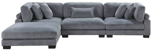 Homelegance® Traverse 4-Piece Gray Modular Sectional with Ottoman-2