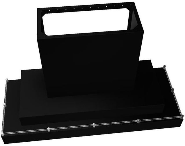 Vent-A-Hood® 54" Black Contemporary Wall Mount Range Hood-1