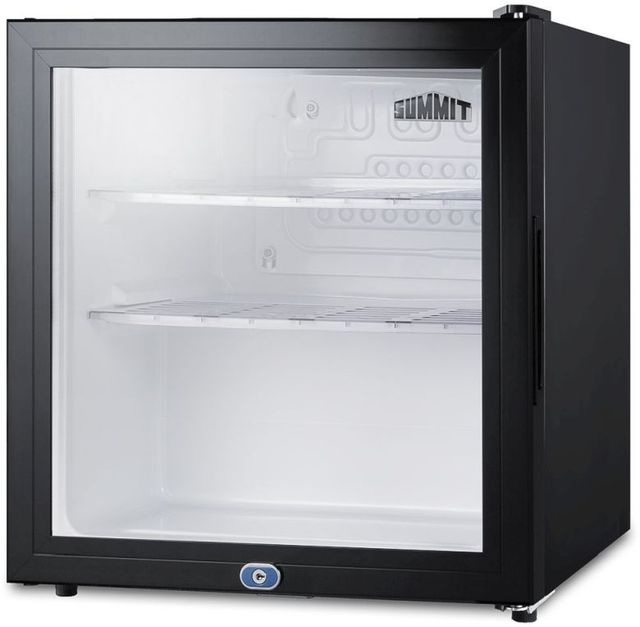 Summit® 18" 1.5 Cu. Ft. Black Freestanding Beverage Center-1