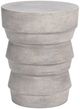 Classic Home Anora Light Gray Concrete Outdoor Accent Table-0