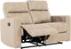 Primo™ International Gotham Bruce Taupe Faux Leather Manual Motion Loveseat-1