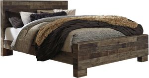 Benchcraft® Derekson Multi Gray Queen Panel Bed
