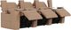 Palliser® Furniture Customizable Flicks 3-Piece Straight Power Reclining Theater Seating-1