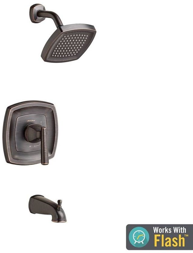 American Standard Edgemere® Legacy Bronze Shower Only Trim Kit with Pressure Balance Cartridge-2