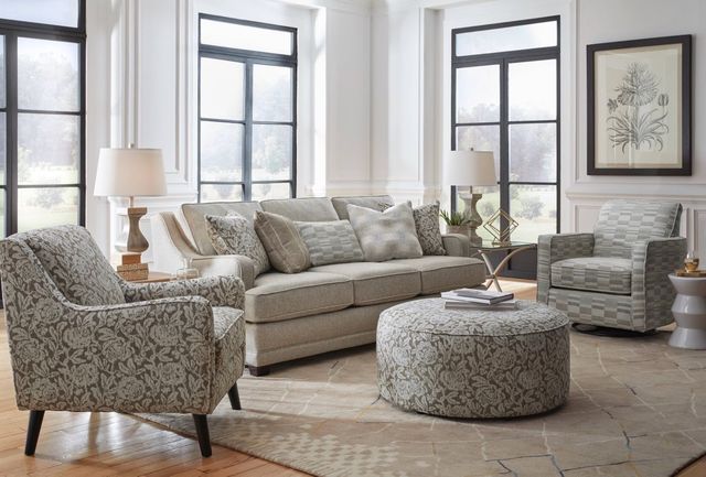 Fusion Furniture Missionary Raffia Multi-Colored Sofa-2