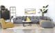 Coaster® Jennifer 6-Piece Gray L-Shape Sectional-1