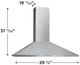 Frigidaire® 30" Stainless Steel Chimney Wall Ventilation-2