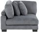 Homelegance® Traverse 4-Piece Gray One-Arm Modular Sectional with Ottoman-2