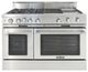 Capital Cooking™ Classic Chef 48" Stainless Steel Open Burner Pro Style Gas Range with Grill and Griddle-0