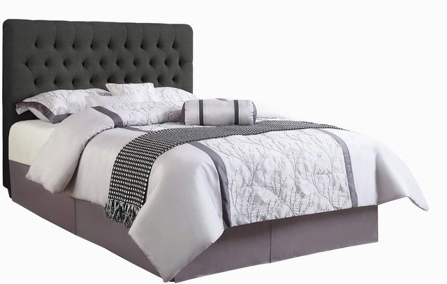Coaster® Chloe Charcoal Upholstered Queen Headboard-1