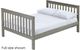 Crate Designs™ Furniture Storm Queen Tall Mission Lower Bunk Bed-0