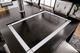 Furniture of America® Alena Black Dining Table with Glass Insert Top-3
