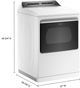 Whirlpool® 7.4 Cu. Ft. White Front Load Gas Dryer-3