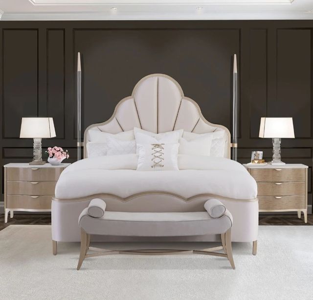 Michael Amini® Malilbu Crest Blush Nightstand-1