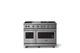 Viking® 5 Series 48" Stainless Steel Pro Style Gas (NG) Range with Polished Chrome Trim-3