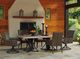 Tommy Bahama® Outdoor Cypress Point Ocean Terrace Weatherstone Top Rectangular Dining Table-2