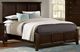 Vaughan-Bassett Bonanza Merlot California King Panel Bed-0