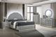 Furniture of America® Cassiopeia 4-Piece Metallic Gray Queen Bedroom Set-2