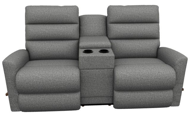 La-Z-Boy® Liam Granite Manual Wall Reclining Loveseat with Console-1
