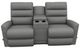 La-Z-Boy® Liam Granite Manual Wall Reclining Loveseat with Console-1