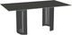 Amisco Customizable Rachel 72" Rectangular Dining Table with 0.5" Starstone on Glass Top-0