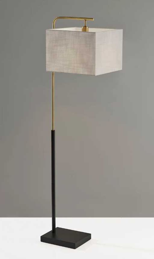 Adesso® Flora Black Floor Lamp-3