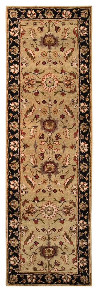 Surya Crowne Gold 3'x12' Runner Rug-0