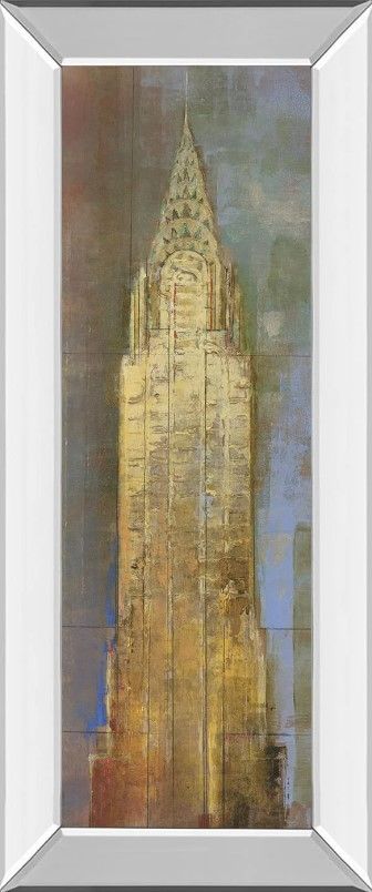 Classy Art Chrysler by Longo Mirrored Frame Wall Art-0