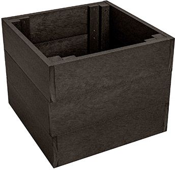 C R Plastics Modern Terra Square Planter-0