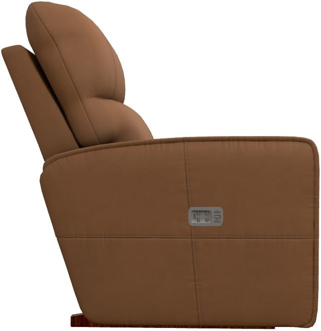 La-Z-Boy® Maddox Camel Leather Power Rocking Recliner with Headrest and Lumbar-2